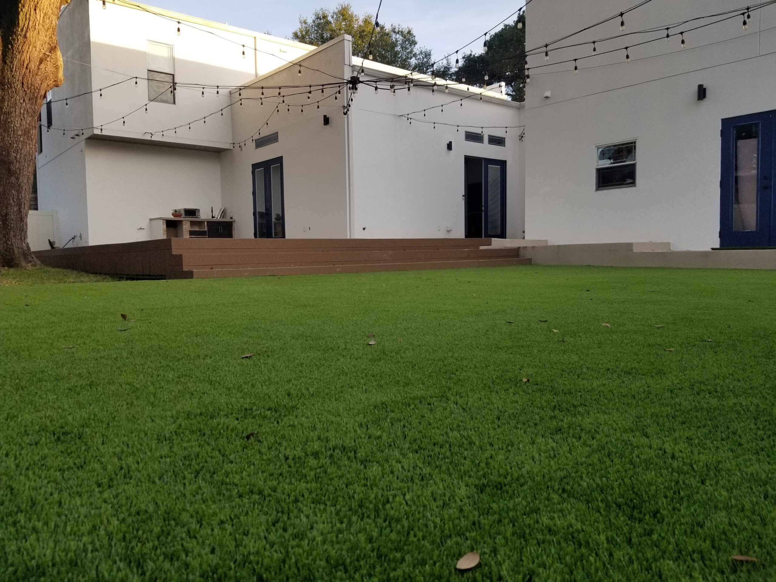 artificial turf installation