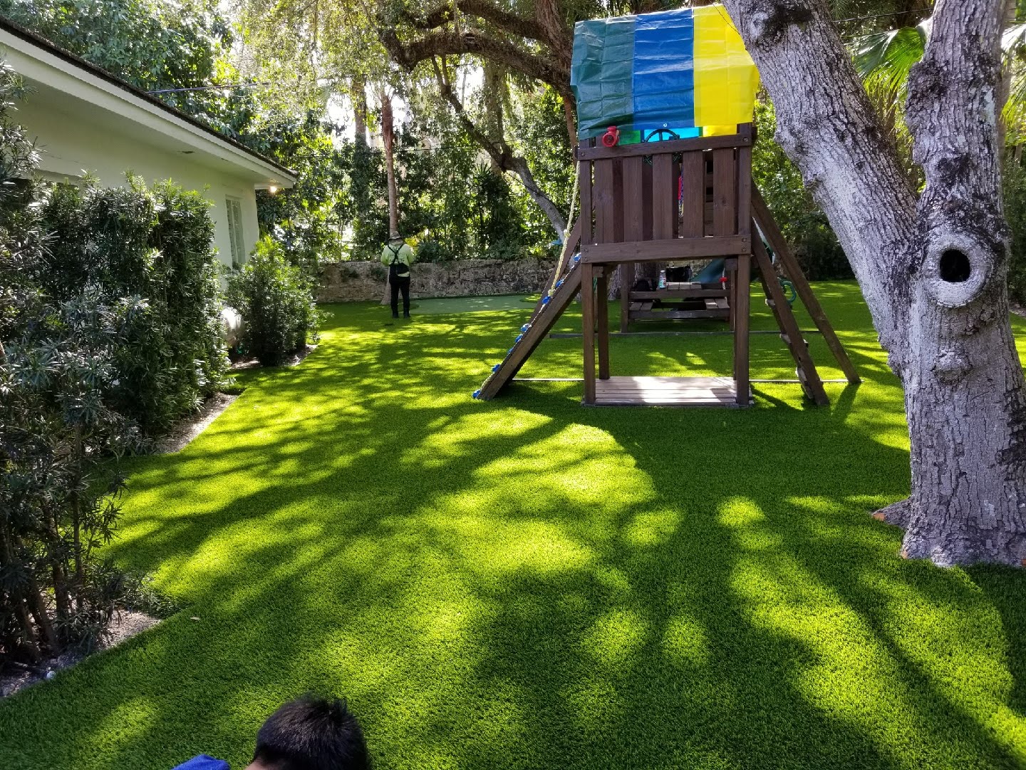 playground turf installation